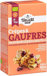 Mezcla para preparar gofres y panqueques sin gluten BIO 200 g - BAUCK HOF